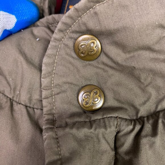 Vintage Eddie Bauer Vest Men's Large Khaki Full Zip Utility Hiking Outdoor Korea - Picture 6 of 16